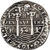 Image 1 : Bolivia Felipe IV Royal cob 8 Reales 1654P-E,