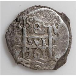 Bolivia Carlos III cob 8 Reales - Two Dates,