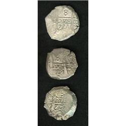 Bolivia Carlos III cob 8 Reales - Trio, KM45,