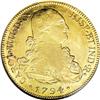 Bolivia Carlos IV gold 8 Escudos 1794PR, KM81,