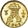 Image 2 : Bolivia Carlos IIII Fantasy gold 1/4 Escudo