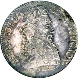 Bolivia Republic 8 Soles 1827JM, KM97, large