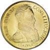 Bolivia Republic gold 8 Scudos 1837LM, KM99,