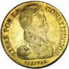 Bolivia Republic gold 8 Scudos 1837L[, KM99,