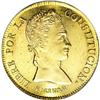 Bolivia Republic gold 8 Scudos 1846R, KM108.2,