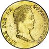 Bolivia Republic gold 8 Scudos 1854M, KM116, AU