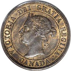 Canada Victoria Cent 1891 Small Date Large