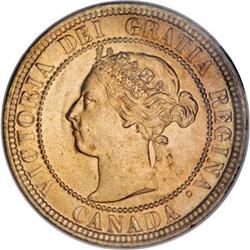 Canada Victoria Cent 1900H, KM7, MS65RD PCGS, an
