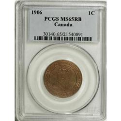 Canada Edward VII Cent 1906, KM8, MS65RB PCGS,