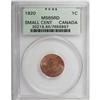 Image 1 : Canada George V Small Cent 1920, KM28, MS65RD