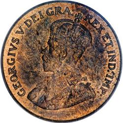 Canada George V Cent 1922, KM28, MS64RB PCGS,