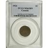 Image 1 : Canada George V Cent 1924, KM28, MS63BN PCGS,