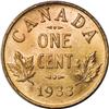 Image 2 : Canada George V Cent 1933, KM28, MS65 Red ICCS,