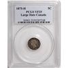 Image 1 : Canada Victoria 5 Cents 1875H, KM2, VF25 PCGS