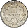 Image 2 : Canada George V 5 Cents 1911, KM16, MS67 PCGS, a