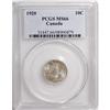 Image 1 : Canada George V 10 Cents 1920, KM23a, MS66 PCGS,