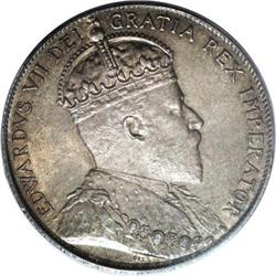 Canada Edward VII 50 Cents 1909, KM12, MS64