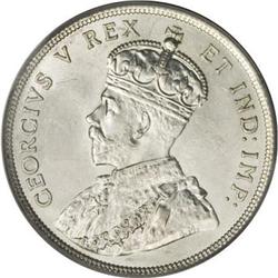 Canada George V 50 Cents 1911, KM19, MS63 PCGS,