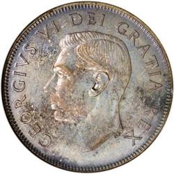 Canada George VI Specimen 50 Cents 1948, KM45,