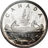 Image 2 : Canada George VI Dollar 1947 Pointed 7, KM37,