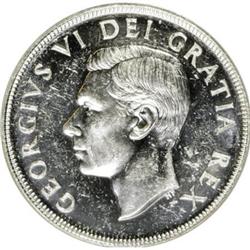 Canada George VI Dollar 1948, KM46, MS62 PCGS,