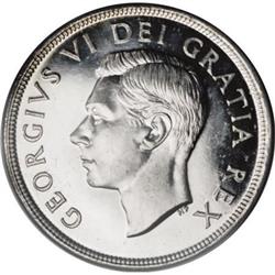 Canada George VI Dollar 1948, KM46, MS63 PCGS, a