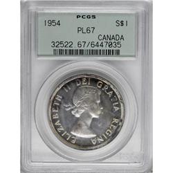 Canada Elizabeth II Dollar 1954, KM54, PL67