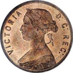 Canada Newfoundland Victoria Cent 1872H, KM1,