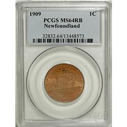 Canada Newfoundland Edward VII Cent 1909, KM9,