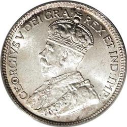 Canada Newfoundland George V 25 Cents 1919C,