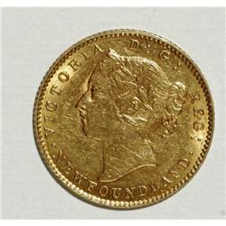 Canada Newfoundland Victoria gold 2 Dollars
