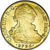 Image 1 : Chile Carlos IV gold 8 Escudos 1795-DA, KM54,