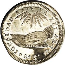 Chile Republic 4 Escudos Trial Strike 1836So-IJ,
