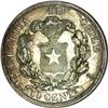Image 2 : Chile Republic 50 Centavos 1865, KM134, MS65