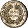 Image 2 : Chile Republic Medio Decimo 1865, KM137.1, MS65