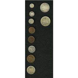 Chile Republic High Grade Assortment, ten coins