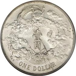 China Empire Dollar Year 3 (1911), KM-Y31, MS63