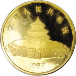 China People's Republic of China Gold Panda,