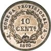 Image 2 : Cuba Republic Copper Pattern 10 Centavos 1870,