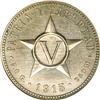 Image 1 : Cuba Republic Proof 5 Centavos 1915, KM11, Proof