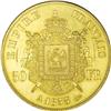 Image 2 : France Napoleon III Gilt 50 Francs Trial