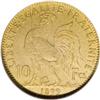 Image 2 : France Republic gold 10 Francs 1899 Matte,