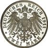 Image 2 : Germany Baden. Friedrich II Proof 2 Mark 1911G,