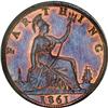 Image 2 : Great Britain Victoria Proof Farthing 1861,