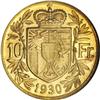 Image 2 : Liechtenstein Franz I gold 10 Franken 1930,