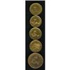 Image 1 : Mexico Republic Hand on Book gold 1/2 & 1 Escudo