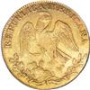 Image 2 : Mexico Republic Hand on Book gold 8 Escudos 18