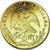 Image 2 : Mexico Republic Hand on Book gold 8 Escudos 1865