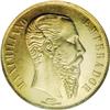 Image 1 : Mexico Maximilian gold 20 Pesos 1866-Mo, KM-389,