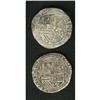 Image 1 : Peru Felipe II cob 4 Reales - Pair, Cayon